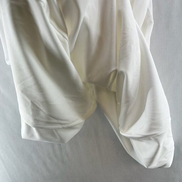 Lulus Uniquely Sophisticated Bodycon Bustier Midi Dress Women Sz L Strappy White - Picture 11 of 14